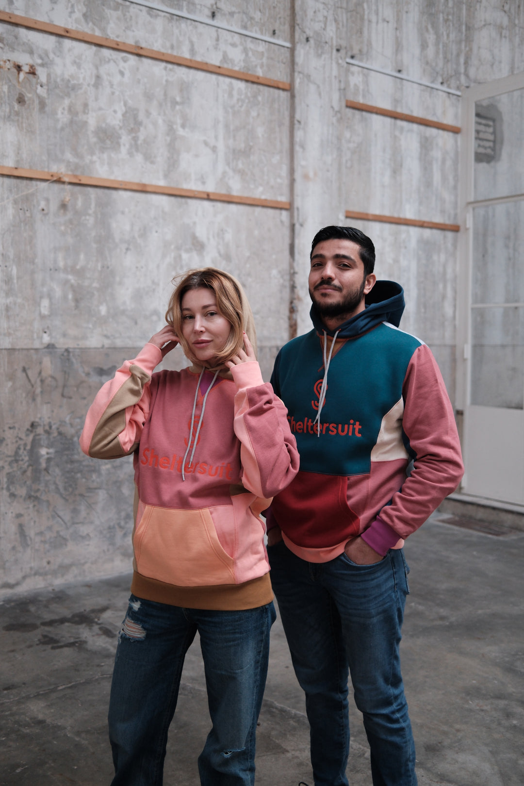 Sheltersuit hoodie Pink